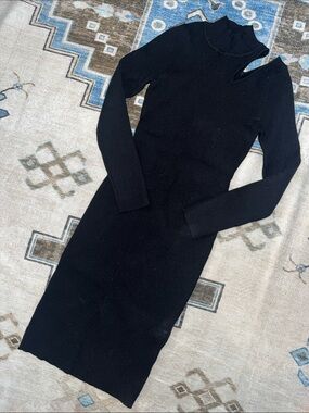 ASTR Ribbed Midi Dress